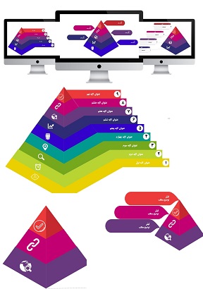 powerpoint.infografic.pyramid.widescreen.1.SHOP  - قالب پاورپوینت | هرم | اینفوگرافیک | 1